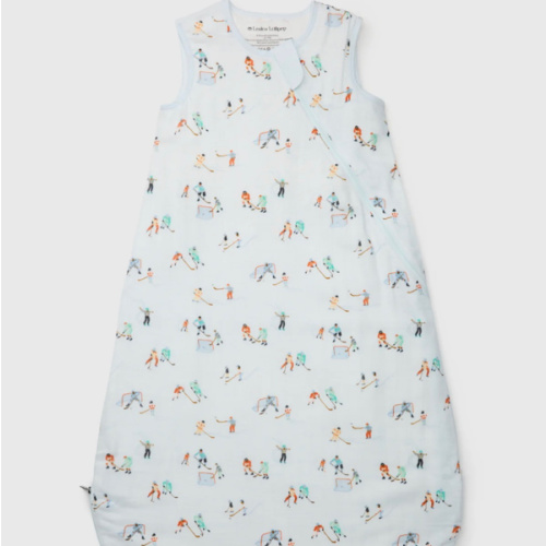 Lightweight Baby Sleep Bag 0.5 TOG in Tanboocel™ Muslin - Ice Hockey