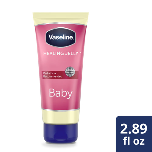 Vaseline Healing Jelly Petroleum Jelly For Diaper Rash Moisturizer For Baby Hypoallergenic Skin Protectant 2.89 oz