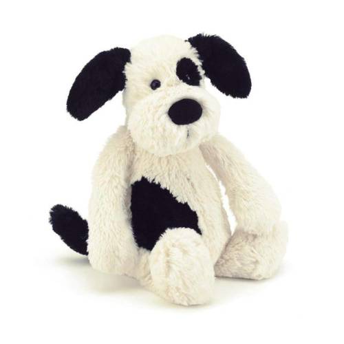 Original (Medium) Bashful Black & Cream Puppy