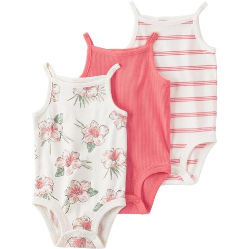 little planet by carter's unisex-baby 3-pack Short Sleeve Bodysuits Made With Organic Cotton