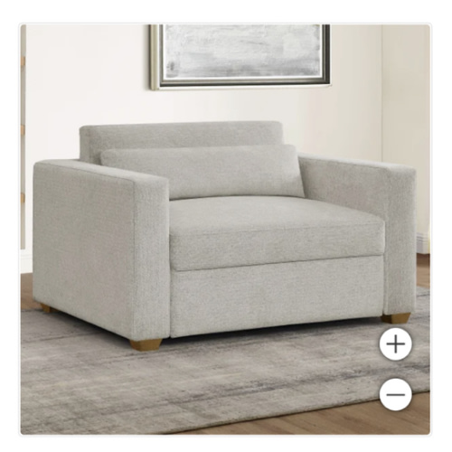 Thomasville Dillard Fabric Twin Size Convertible Sleeper Chair