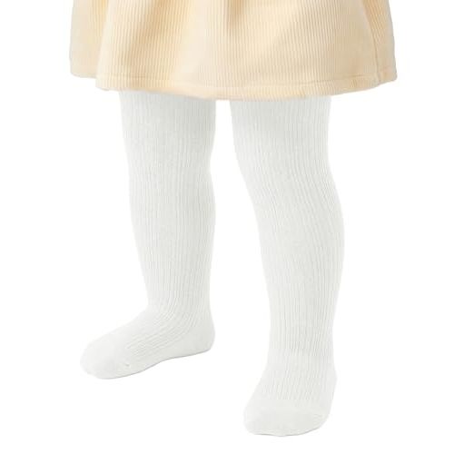 Century Star Cable Knit Tights for Baby Girls Toddler Newborn Infant Seamless Leggings Stretch Waist School Daily Wear 0-4T