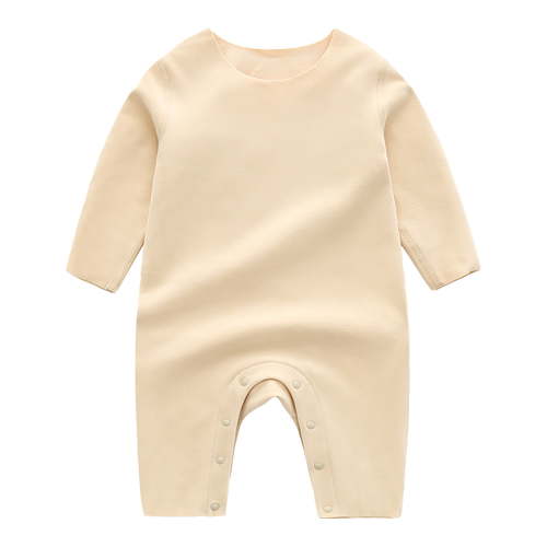 Baby Boys Bodysuits Fall Winter Thermal Underwear Solid Long Sleeve Romper Cute Bodysuit
