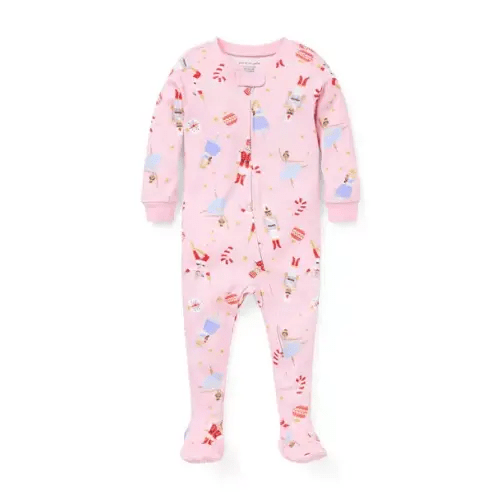 Baby Good Night Footed Pajama In Nutcracker Dreams