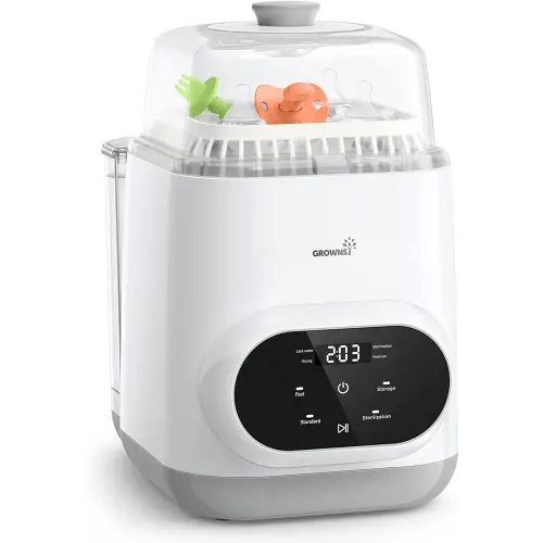 Grownsy EaseClean Bottle Washer Pro | All-in-One Bottle Washer and Sterilizer and Dryer | Baby Bottle Washer for Bottles, Pump Parts & Baby Essentials | Replaces Hand Washing