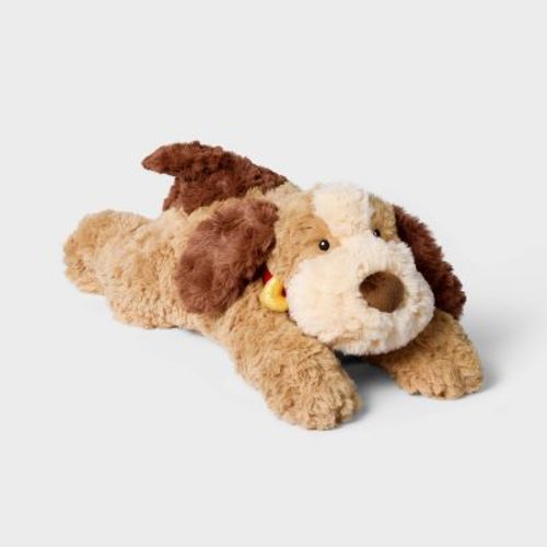 8" Laying Dog Stuffed Animal - Gigglescape™