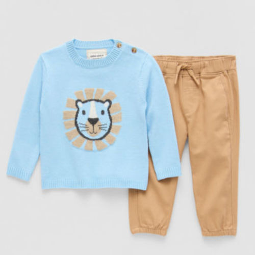 Little Stitch Lion Baby Boys 2-pc. Pant Set
