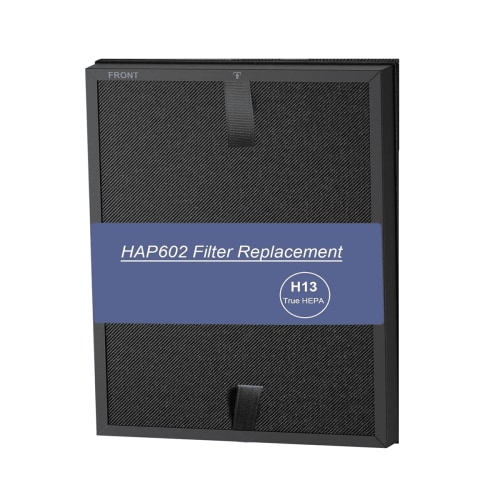 HAP602 Filter Replacement Compatible with Ecoself HAP602/HAP602WF Air Purifier,3-in-1 H13 True HEPA Filter,Pre-Filter&Activated Carbon Filter,1 Pack