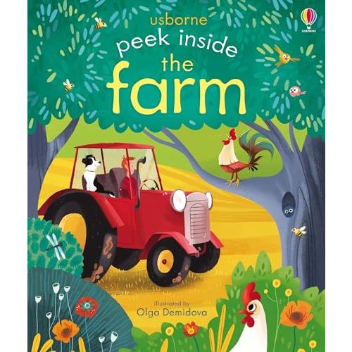 Peek Inside the Farm: An Engaging Lift-the-Flap Book About Farm Animals and Vegetables for Children (Ages 3-5)