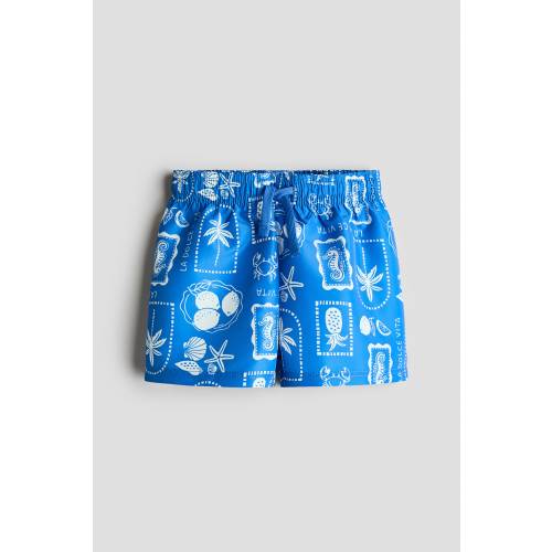PATTERNED SWIM SHORTS / Bright Blue / Size 18 months-2T