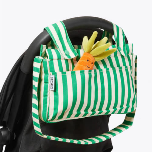 Universal Baby Stroller Organizer Bag Converts To Crossbody