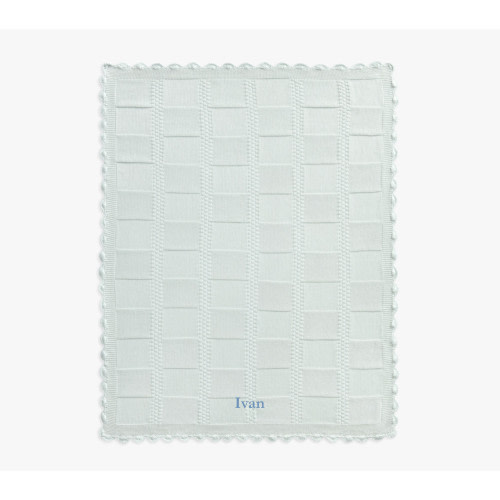 Cotton Knit Patchwork Organic Baby Blanket