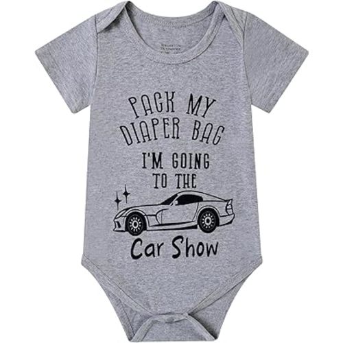 Lovefairy Baby Outfits Newborn Boys Girls Bodysuits Unisex Short Sleeve Clothes Funny Romper