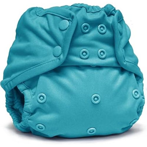 Kanga Care Rumparooz Double Leg Gusset Reusable Cloth Diaper Cover One Size Snap | Aquarius 6-35 lbs