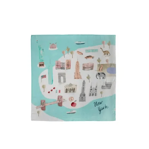Brands We Love Muslin Swaddle - New York City by Janie and Jack