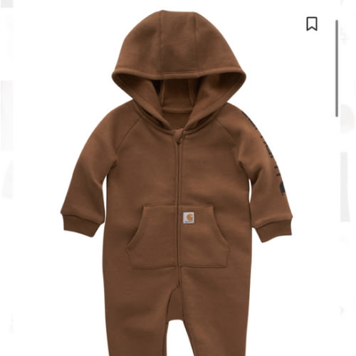Carhartt Infant Boys' Fleece Zip Front Long Sleeve Coverall | Boot Barn