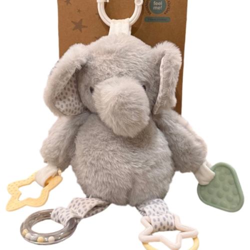 Dreamgro Grey Elephant Activity Buddy-✨ Engage, delight, and entertain – The Sparkling Hostess