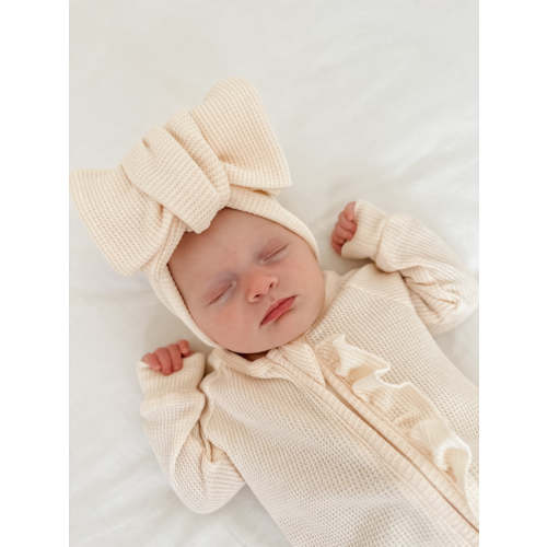 Oversized Topknot | Waffle Cream – Little and Fern