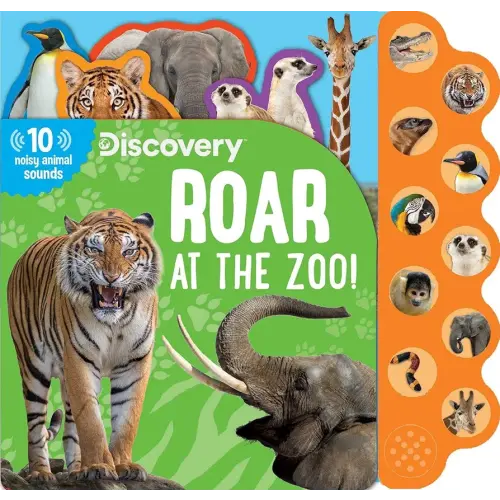 Discovery: Roar at the Zoo! (10-Button Sound Books) (Image on Book may slightly vary)