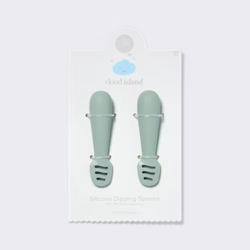 Dipping Spoons - 2pk - Green - Cloud Island™