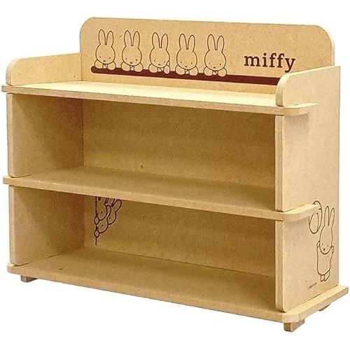 NaganoFactory DB1681 Miffy Easy Assembly Mini Wood Shelf