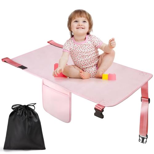 Toddler Airplane Bed, Kids Airplane Seat Extender Travel, Kids Airplane Travel Essentials, Must Have for Toddlers, Portable Plane Bed for Flights