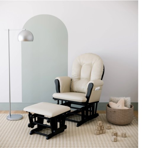 Storkcraft Hoop Glider and Ottoman