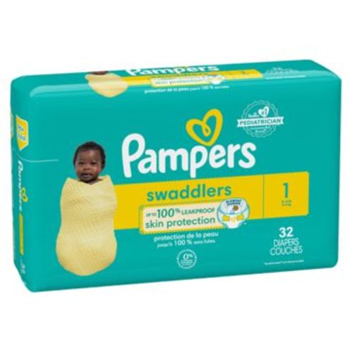 Swaddlers Pampers Swaddlers Newborn Diapers Size 1 | Jean Coutu