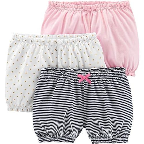 Simple Joys by Carter's Baby-Girls 3-Pack Bloomer ShortShorts