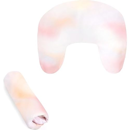 Boppy Nursing Pillow Cover - Soft, Hypoallergenic Washable Microfiber Bottle & Breastfeeding Pillow Covers (Redesigned Feeding Pillow Sold Separately) - Rainbow Sherbet