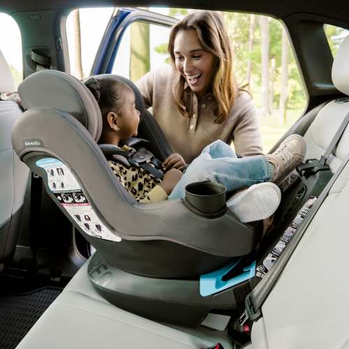 REO by Revolve360 Rotating Convertible Car Seat with Quick Clean Cover