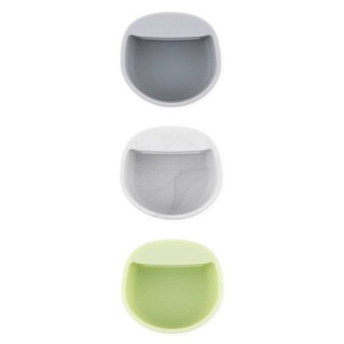 Bumkins Silicone Little Dippers Dining Bowls - Taffy - 3pk