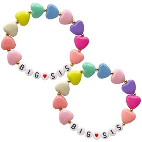 Sister's Big Bracelet Gift, Little Girls' Sister Jewelry