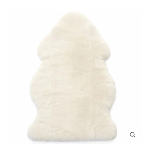 Sheepskin Rug for Babies, 100% Natural, Shorn Lambskin Wool, 2 x 3 Feet, Ivory
