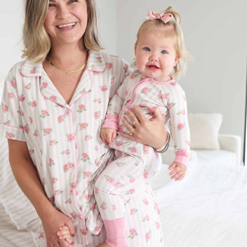 Rosy & Cozy Convertible Zip Romper
