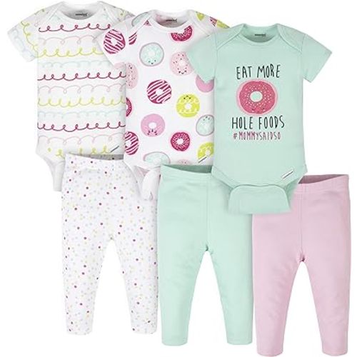 Onesies Brand Unisex Baby 3 Outfit Bundle Mix Match Newborn to 12m Pants Set