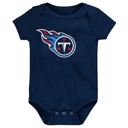 Newborn & Infant Tennessee Titans Navy Team Logo Bodysuit