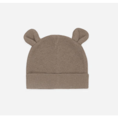 Baby Bear Beanie Heathered Mocha 3-6 Month