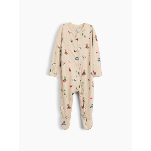 Baby Organic Cotton Footed One-Piece