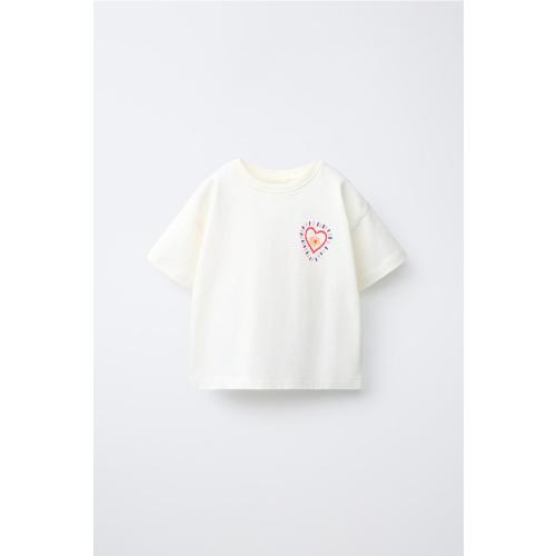 TEXT PRINT T-SHIRT - White | ZARA United States