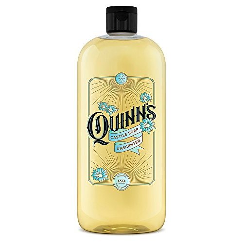 Quinn's Pure Castile Organic Liquid Soap, 32 ounce (Unscented)