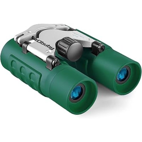 Obuby Real Binoculars for Kids Gifts for 3-12 Years Boys Girls 8x21 High-Resolution Optics Compact Toy Binocular for Bird Watching,Travel, Camping