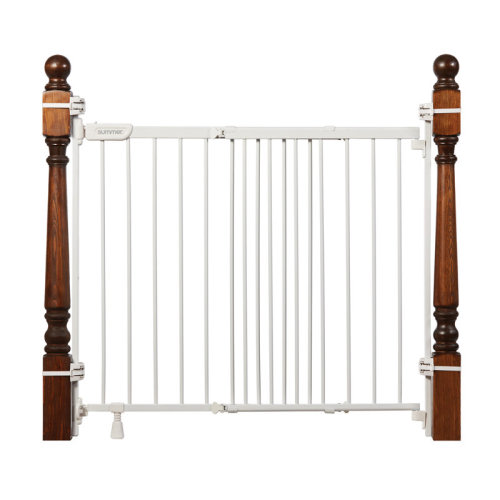 Ingenuity The Stairway+ 46W Series Pet and Baby Gate, Openings 31"-46" Wide, 32.5" Tall - White | Wayfair