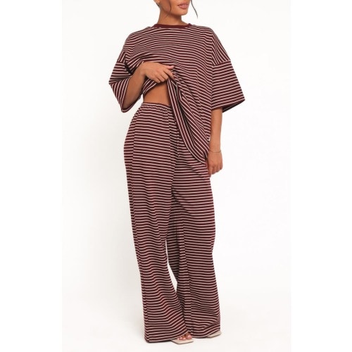 Wilda Stripe Wide Leg Pants