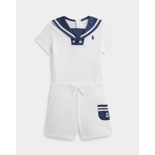 Cotton Interlock Sailor Tee & Short | Ralph Lauren