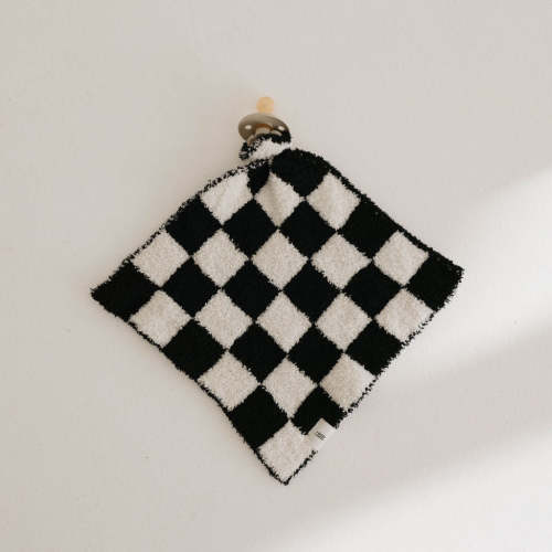 Lovey | Black & White Checkerboard