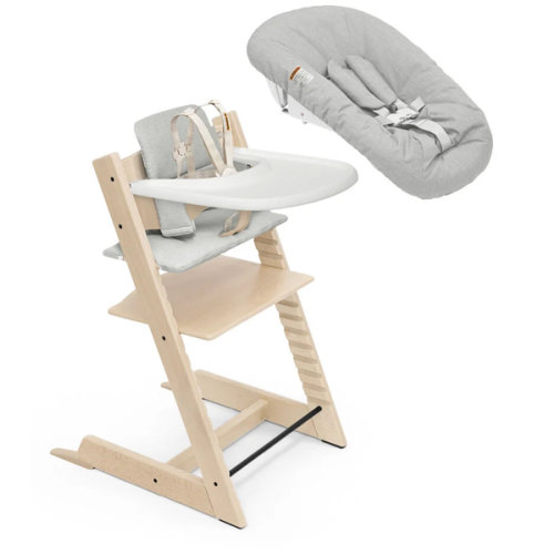Tripp Trapp® High Chair² with cushion, tray & newborn set