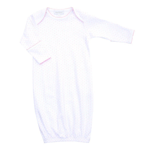 Essentials Pink Mini Dot Lap Gown – Preppy Monogrammed Gifts