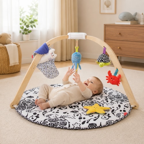 Little Teekie Ocean Baby Play Gym & Sensory Activity Mat