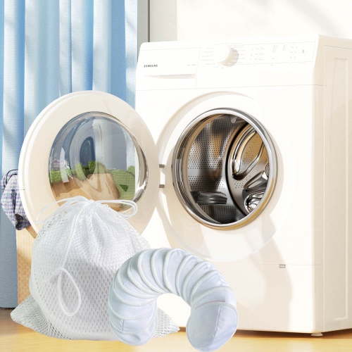 Nurture & Protect Bamboo Cotton Washable Nursing Pads with Laundry Bag, White, 14 Count
